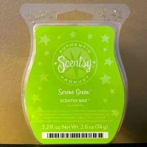 Scentsy Serene Green Wax Bar